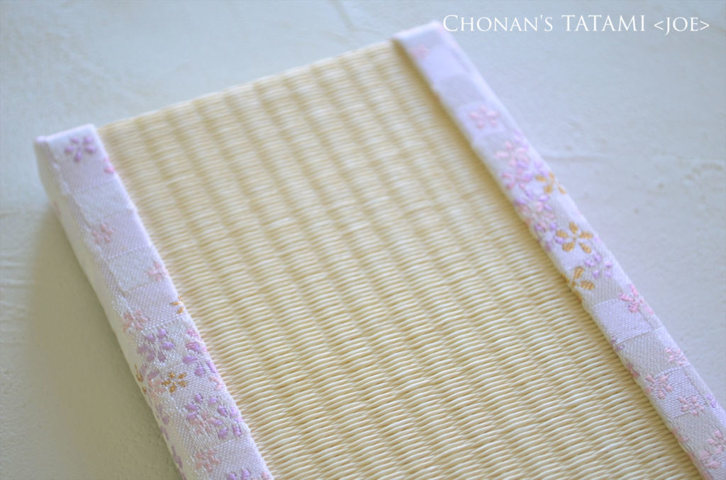 ミニ畳 桜市松 乳白色 和紙製畳表 14×10cm 雛人形飾り メモリアル畳